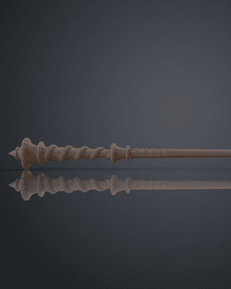 Isolt Sayre's Wand - Harry Potter 3d model