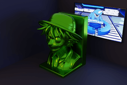 Separador livros Luffy.stl 3d model