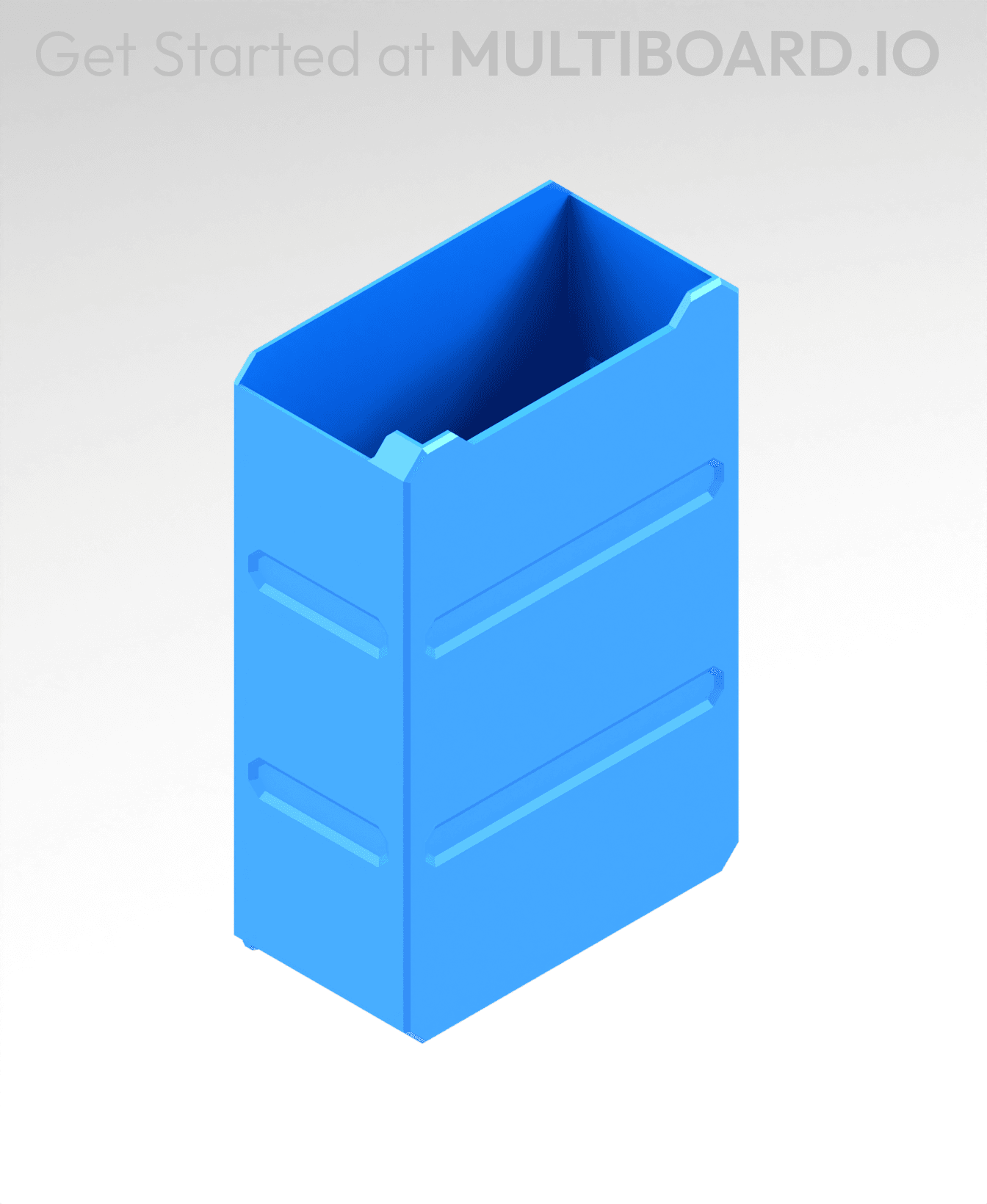2x3x1 LU - MultiBin Simple Drawer 3d model