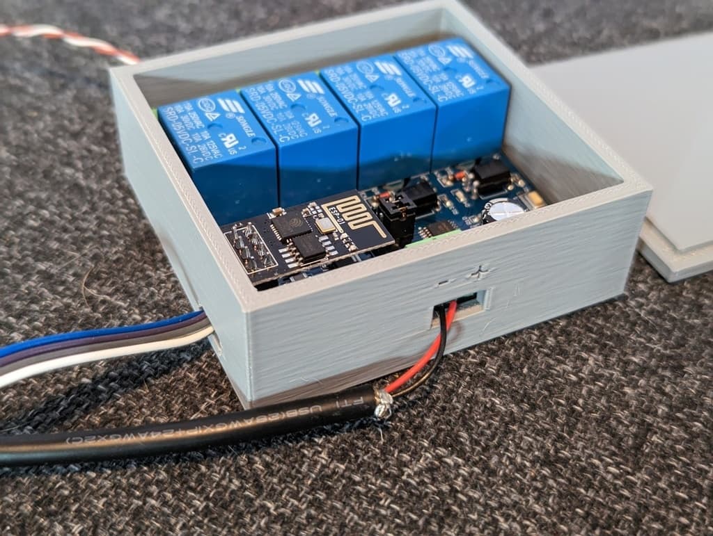 Quad Relay Enclosure 3d model