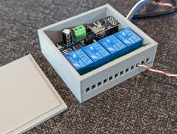 Quad Relay Enclosure 3d model