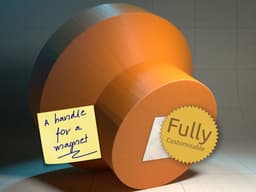 Handle with Magnet 3d model