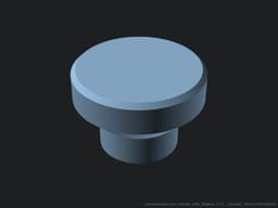 Handle with Magnet 3d model