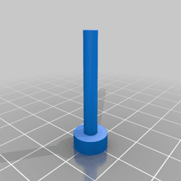 1x2x3 Extended pin 3d model