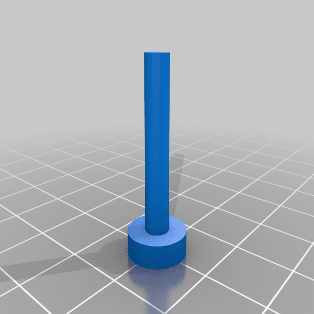 1x2x3 Extended pin 3d model