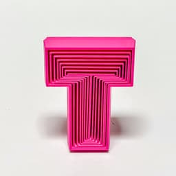 Alphabet Layered Fidgets 3d model