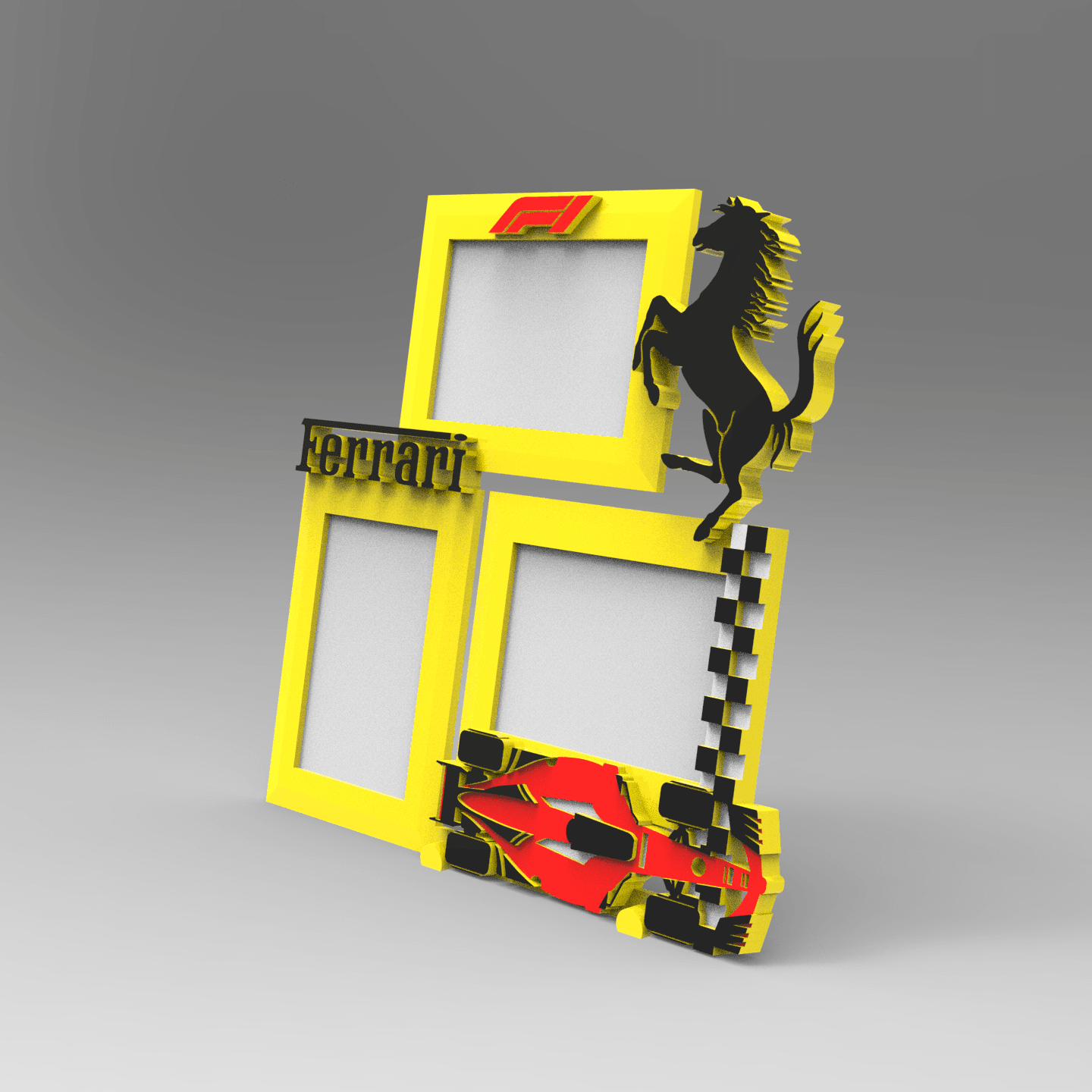4x6 frame FERRARI #ThangsFrameContest 3d model
