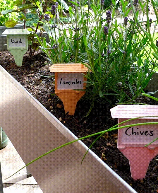 Plant label 3d model