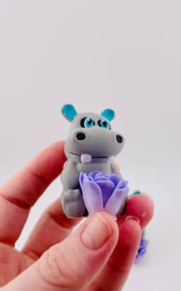 Mother's Day Roseables Hippo 3d model