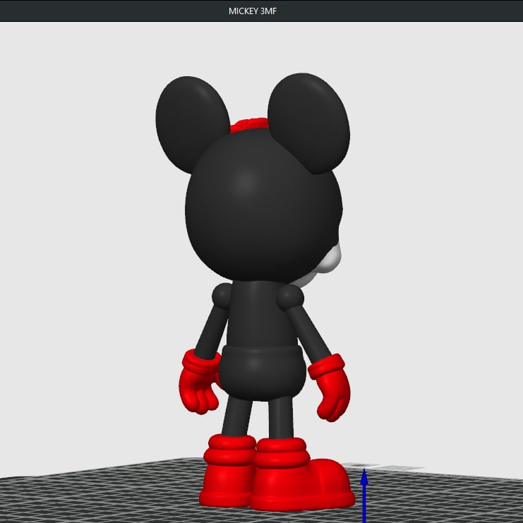HAKKOWEEN SKULL MICKEY 3d model