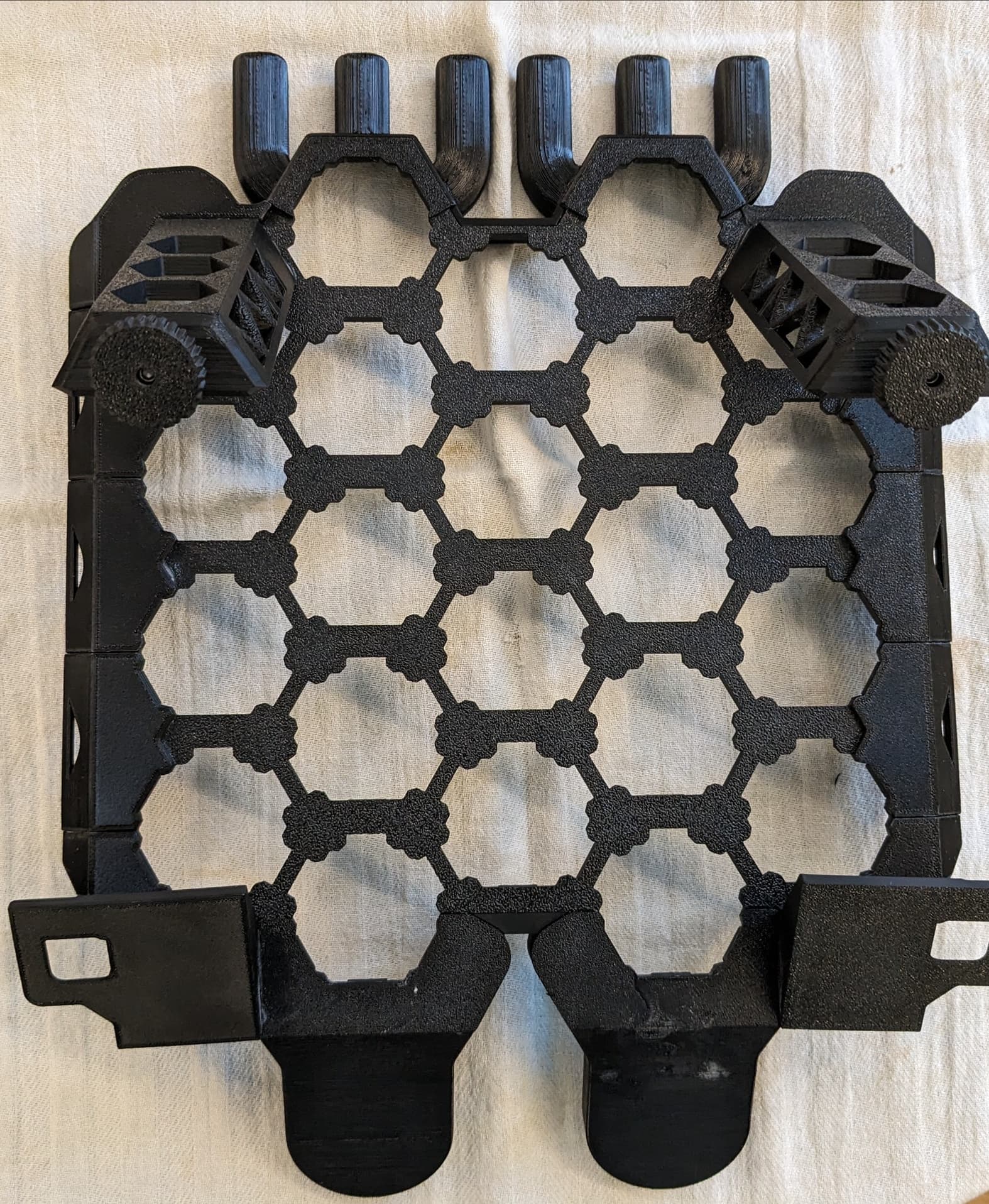 Back side. Fit on the hex attachment points was very good.