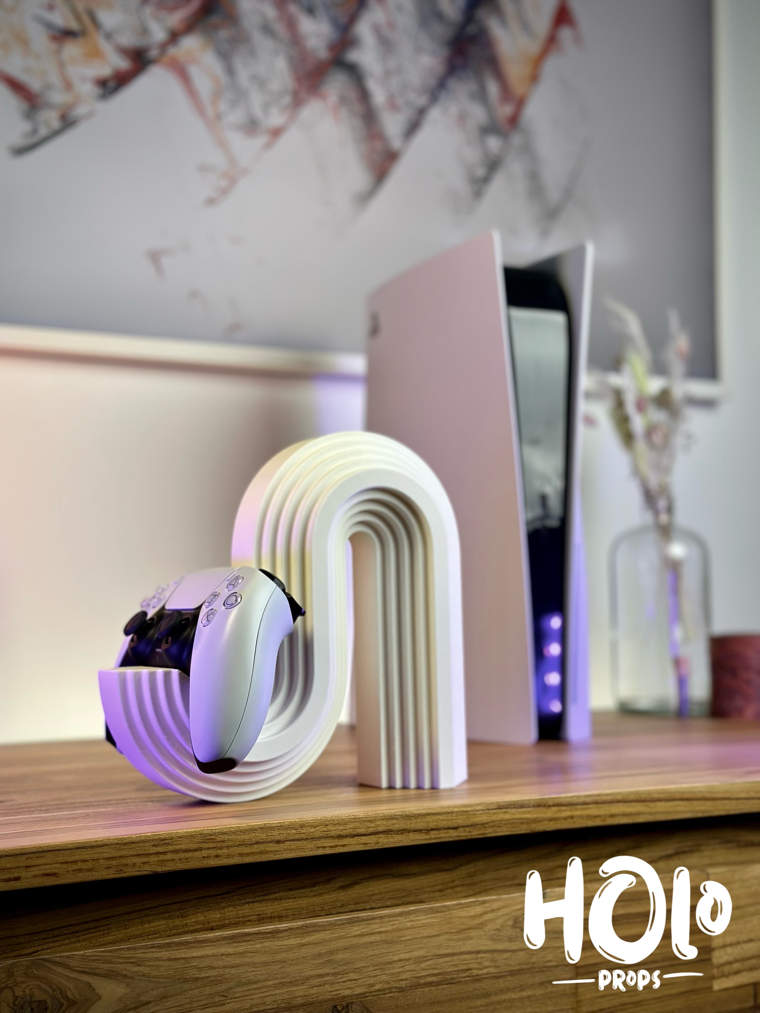 Modern Wave Controller Stand 3d model