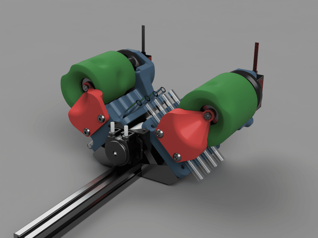 HydroHub - 4 in / 4 out distribution hub 3d model