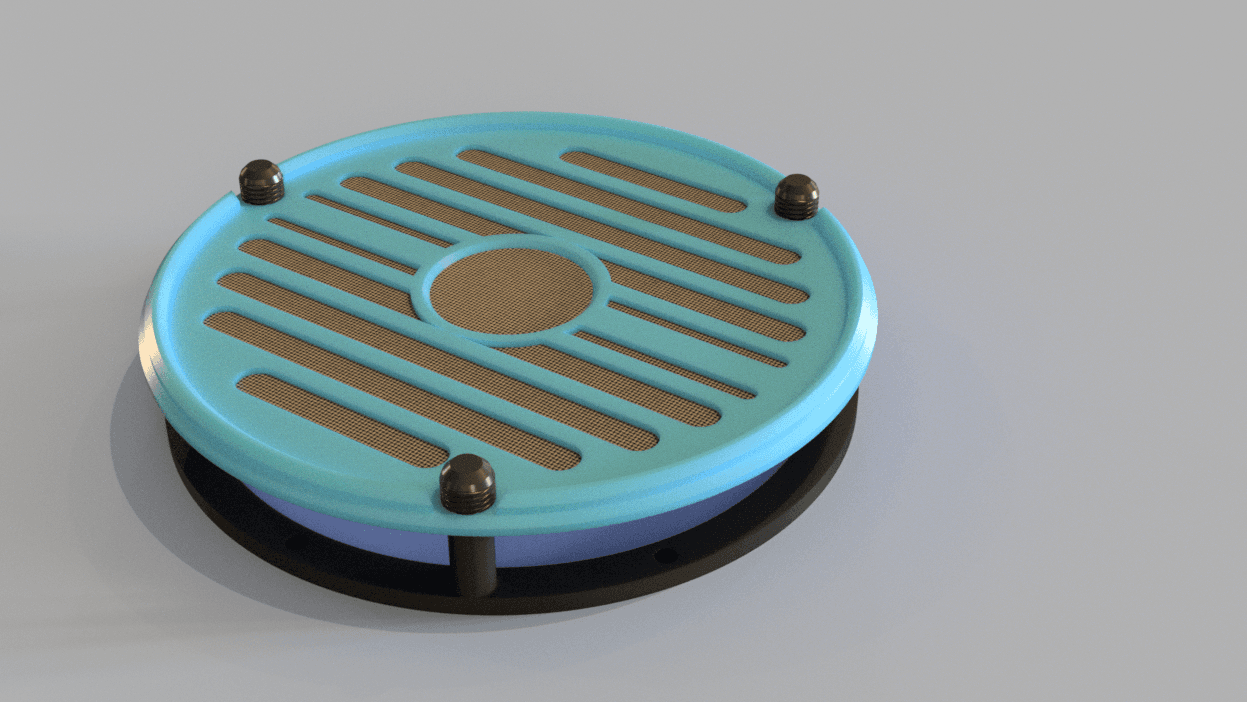 #3DPNSpeakerCover | Swappable Grills 3d model