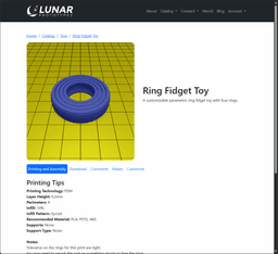 Ring Fidget Toy 3d model