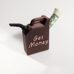 Gas Money Cash Holder 3d model