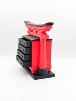 Japanese Torii Dresser 3d model