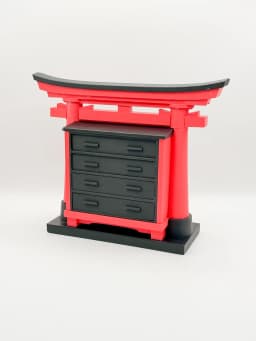 Japanese Torii Dresser 3d model