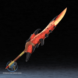 Monster Hunter Rathalos Sword 3D Printer File STL 3d model