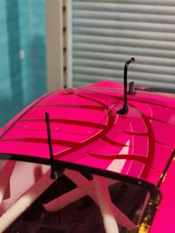 Universal 1/10 RC Scale Antenna STL - 2 Bases for 1.75 mm Filament Rod 3d model