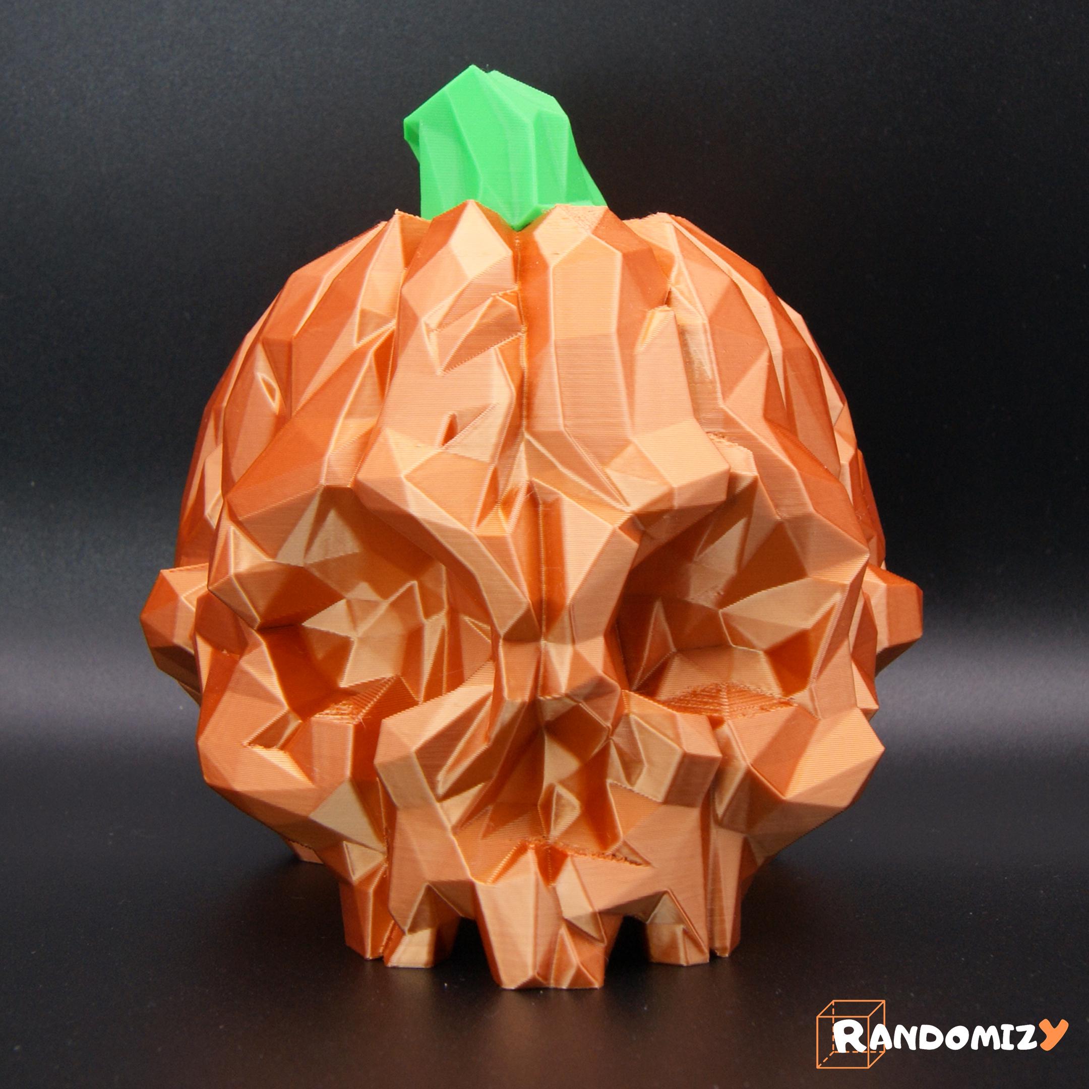 Pumpkin Skull - Low Poly 3d model