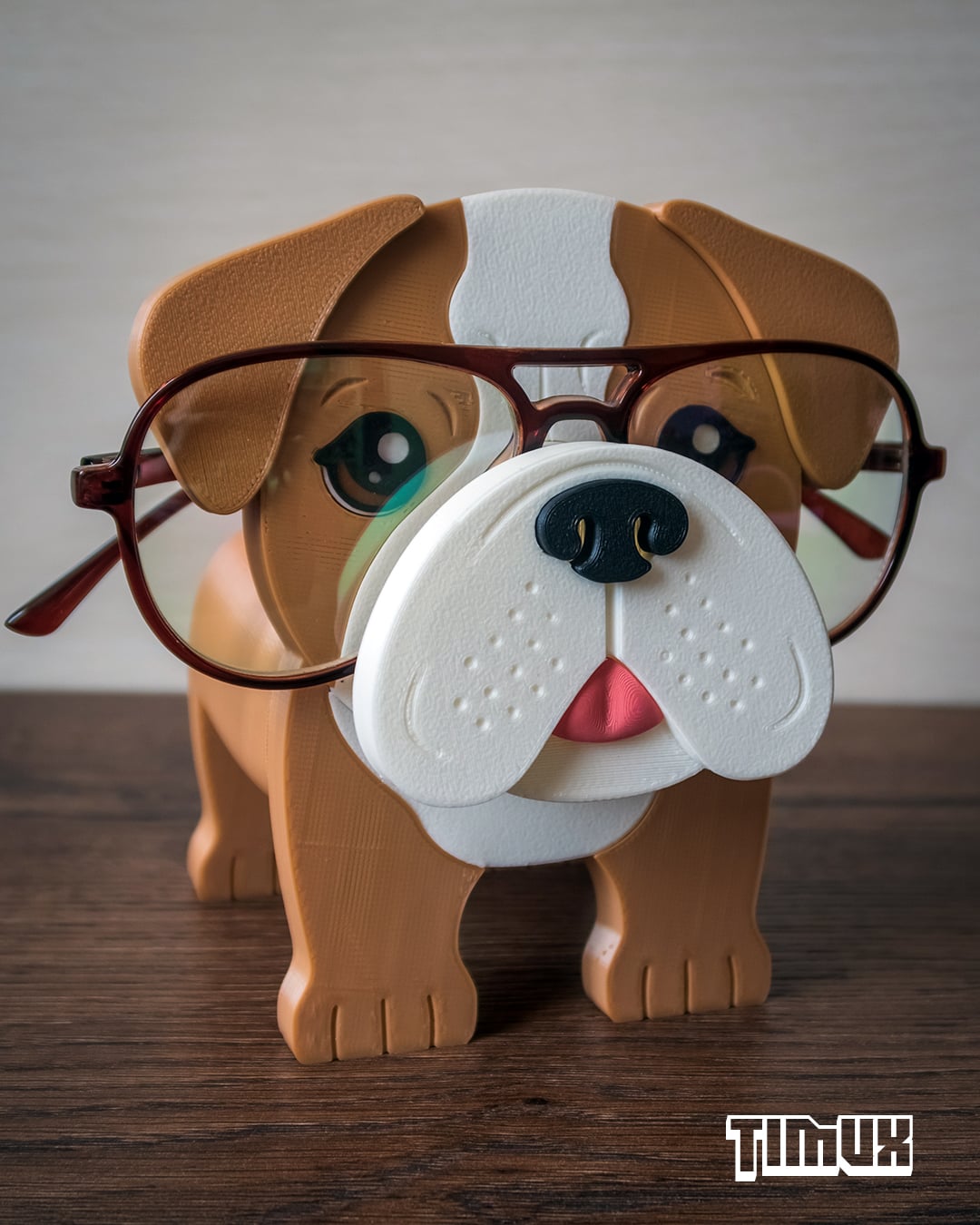 ENGLISH BULLDOG GLASSES HOLDER 3d model