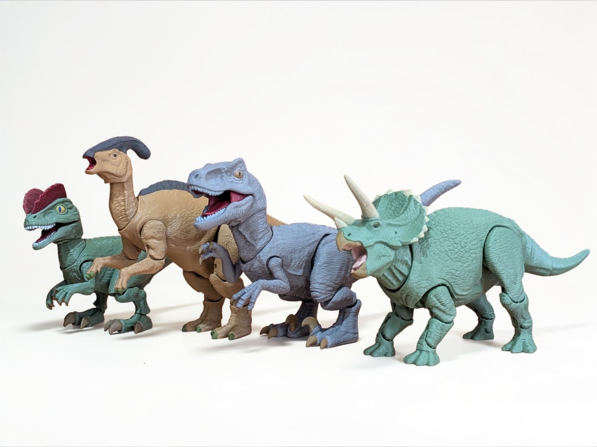 Jointed Triceratops 3d model