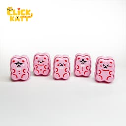 Gummy Bear - Clicker Fidget Toy Keychain 3d model