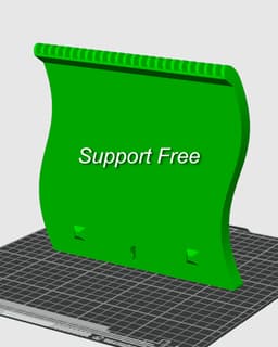 Minimalist Wave Cup Drying Rack 3d model