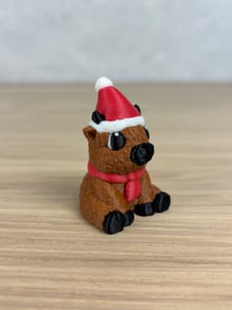 Christmas Highland Cow 3d model
