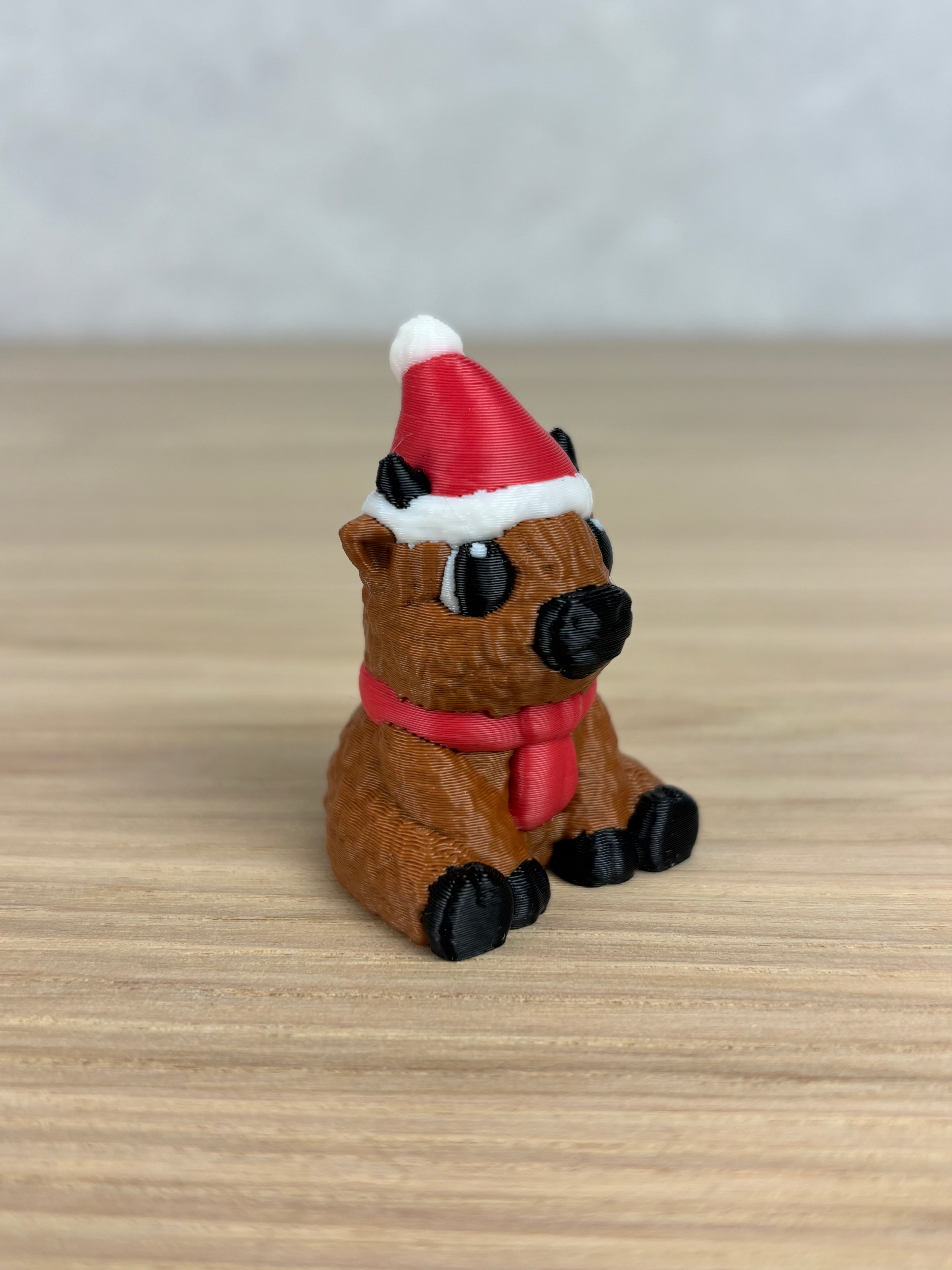 Christmas Highland Cow 3d model