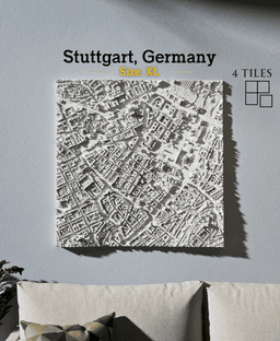 Stuttgart, Germany - S, M, L, & XL 3d model