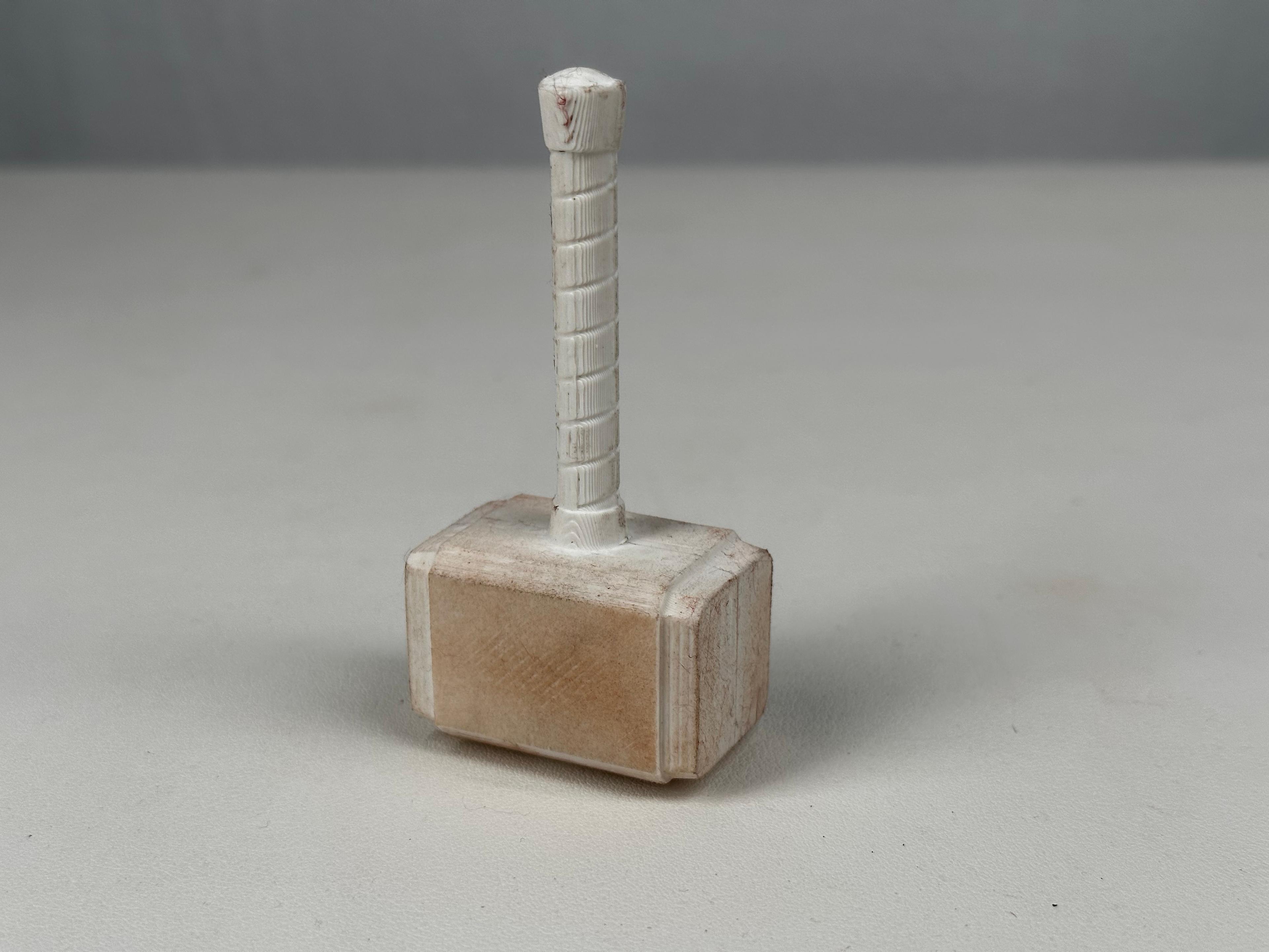 Thor's Hammer for two part sand casting 3d model