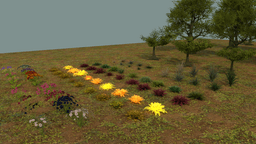 80 DETAILS OF FLOWERS GRASS AND TREES 3d model