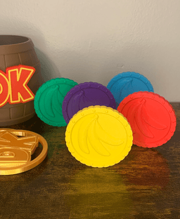 Donkey Kong 64 Banana Coin 3d model