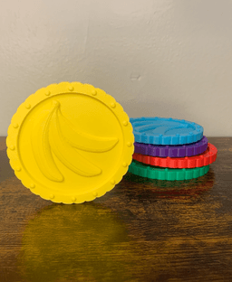 Donkey Kong 64 Banana Coin 3d model