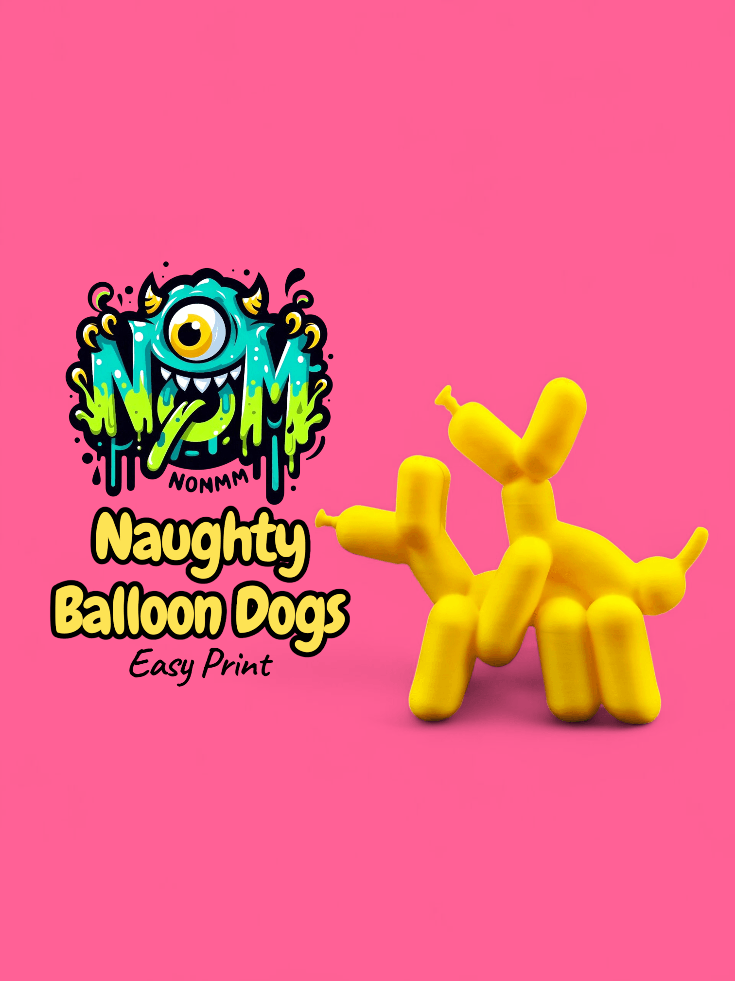 Naughty Balloon Dogs- Nomz 3d model