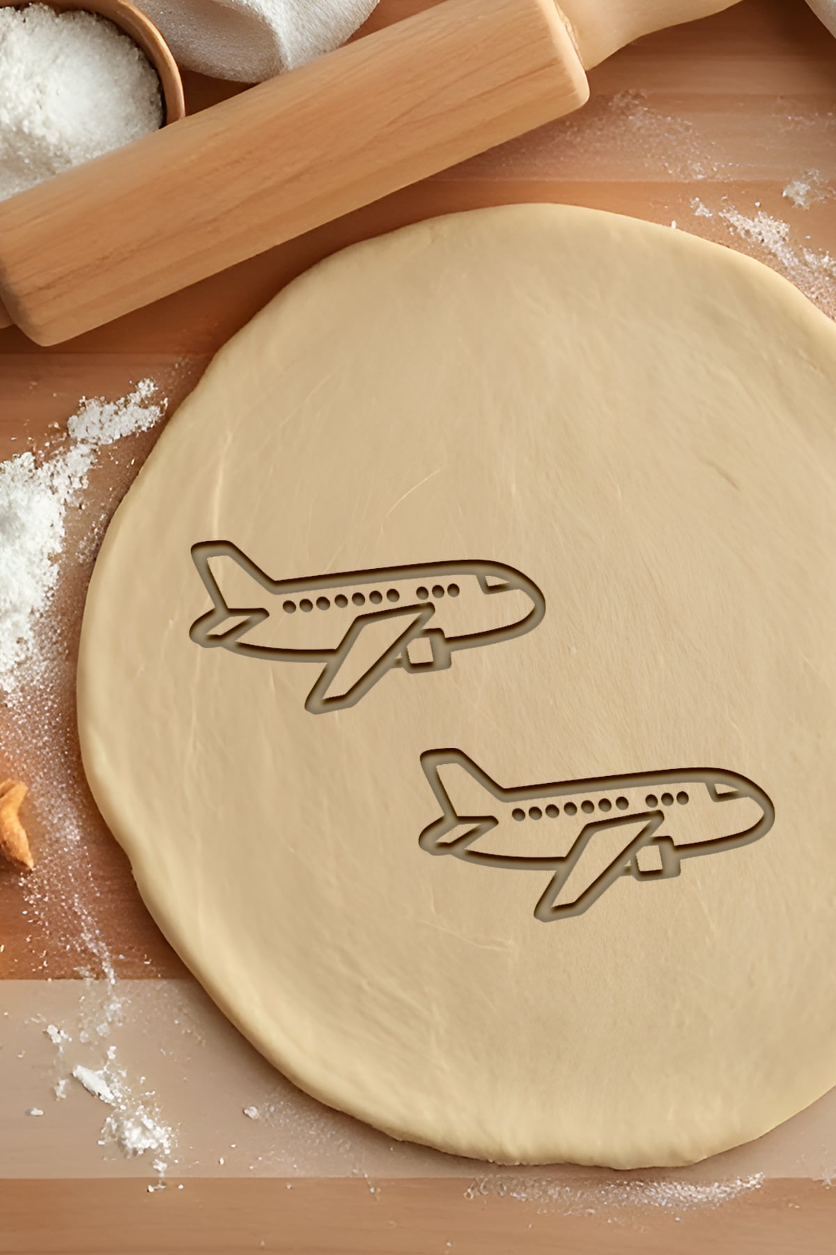 Airplane Cookie Cutter, Biscuit Cutter 3d model