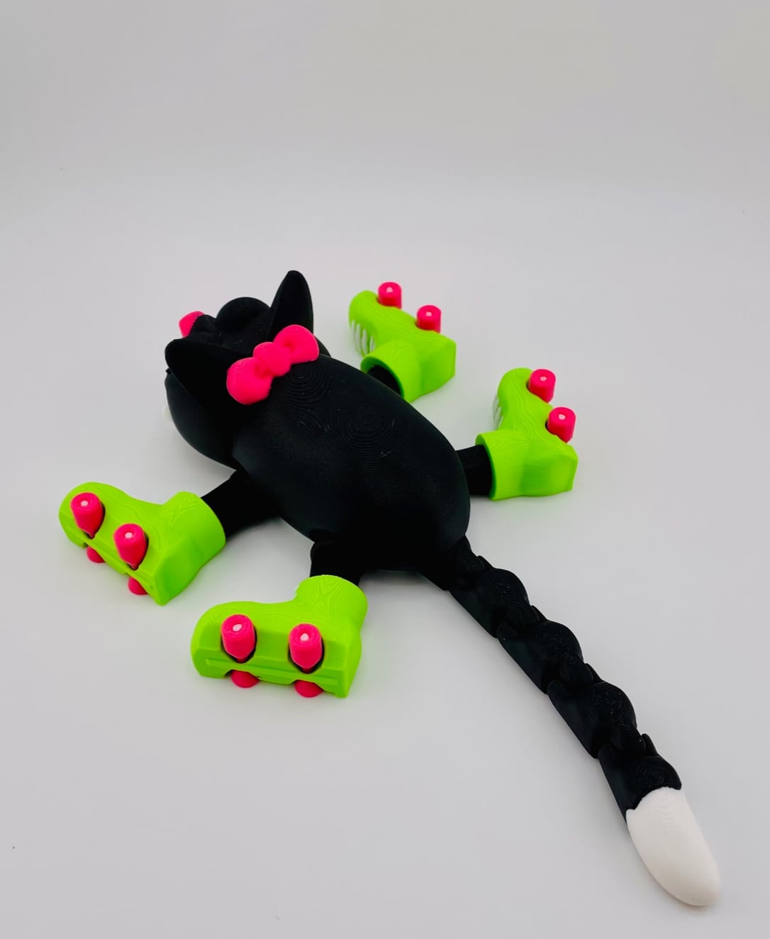 Cat Roller Skate Flexi 3d model