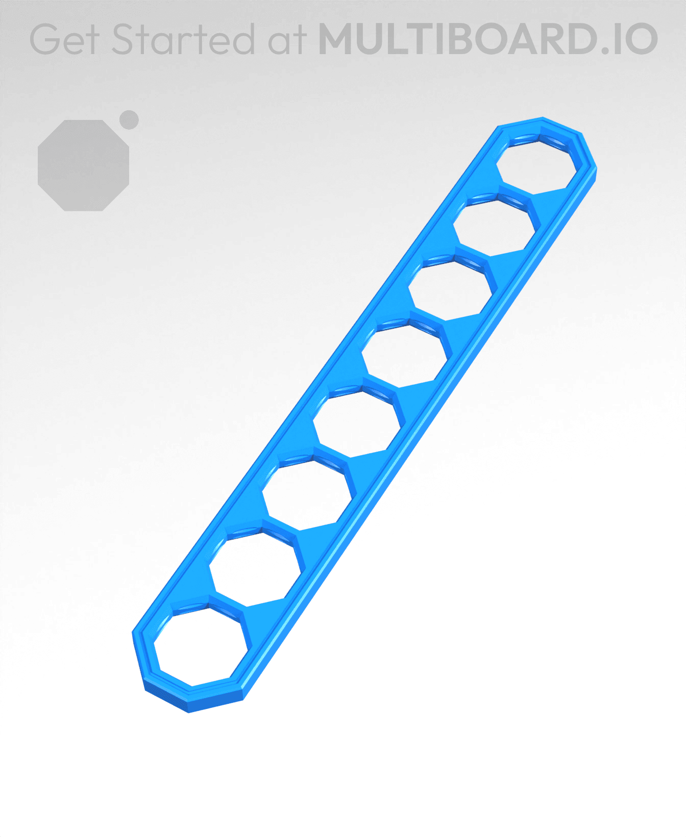 8 MU Big Holes, Bar 3d model