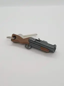 Break Action Shotgun Keychain — Functional Blaster Toy 3d model