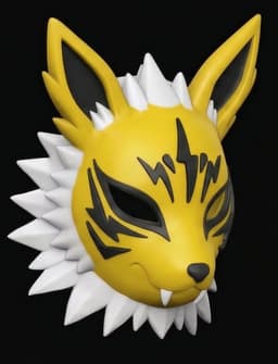Jolteon Kitsune Mask 3d model