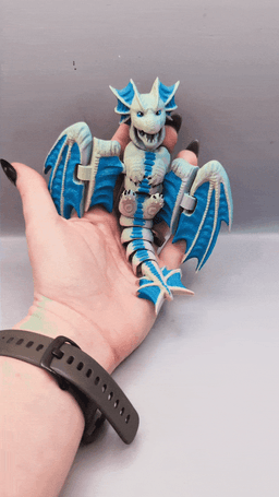 flexi chompy dragon 3d model