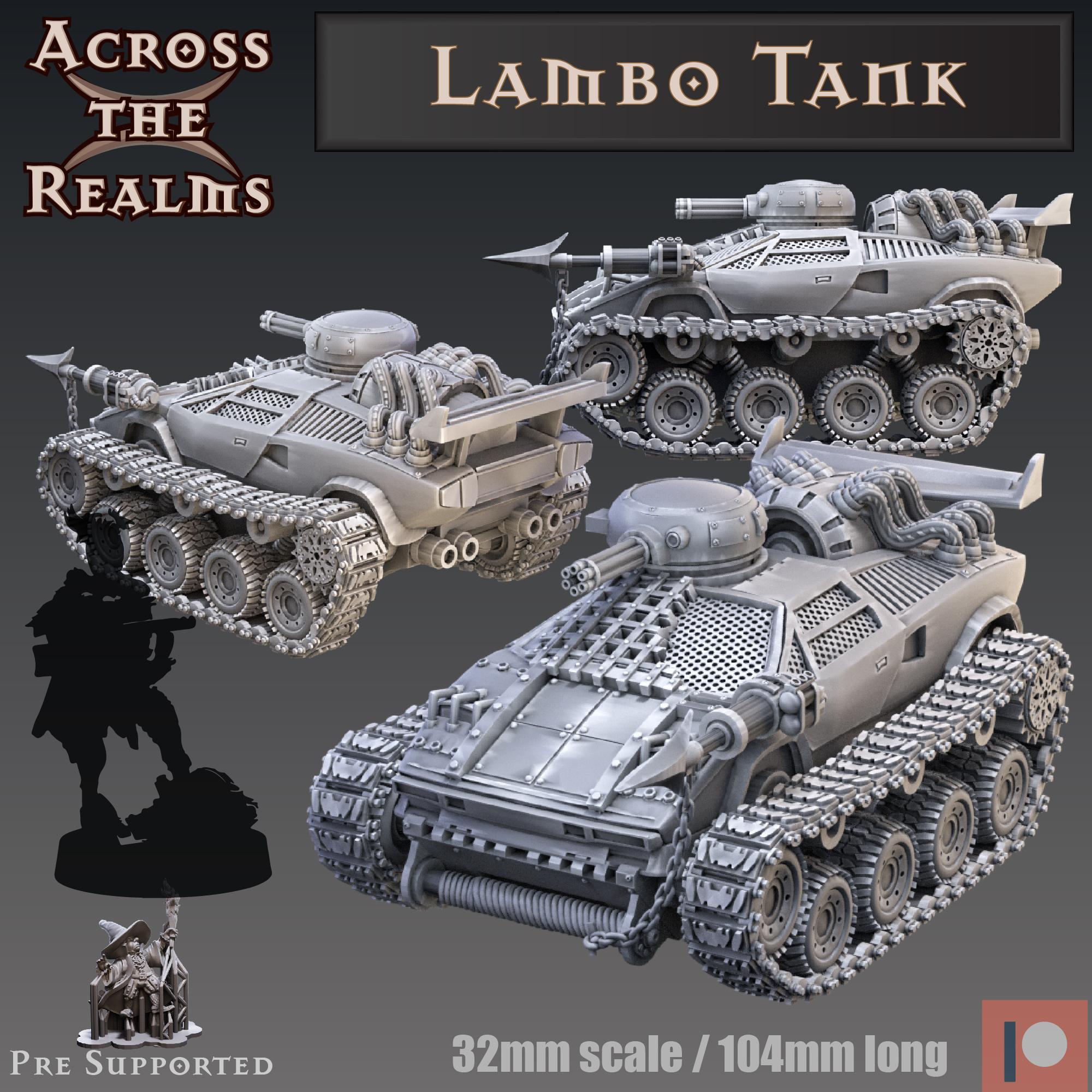 Lambo Tank 3d model