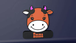 Cute Cow - LED Strip compatible 3d model