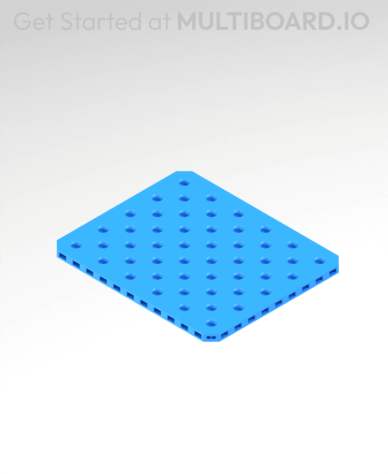 5x6 MU - Small Thread SU - MultiBoard Plate 3d model