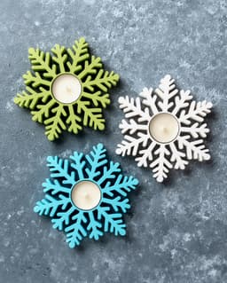 Snowflake Candle Holder 3d model