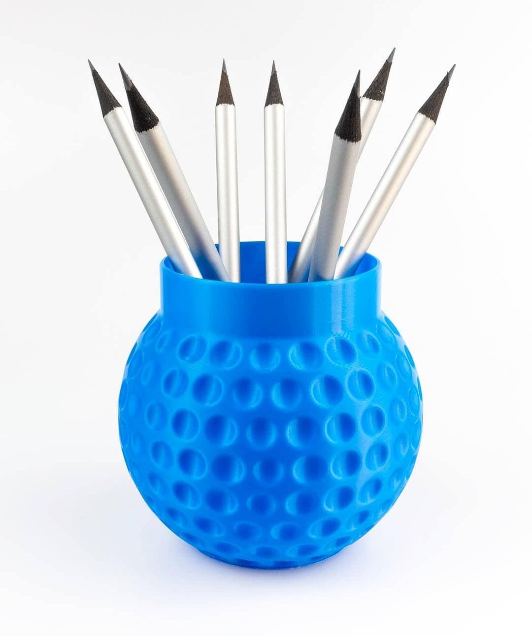 Golf ball pen stand.STL 3d model