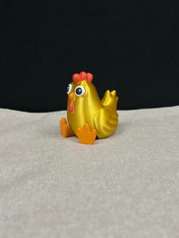 Sit or Stand Chicken 3d model