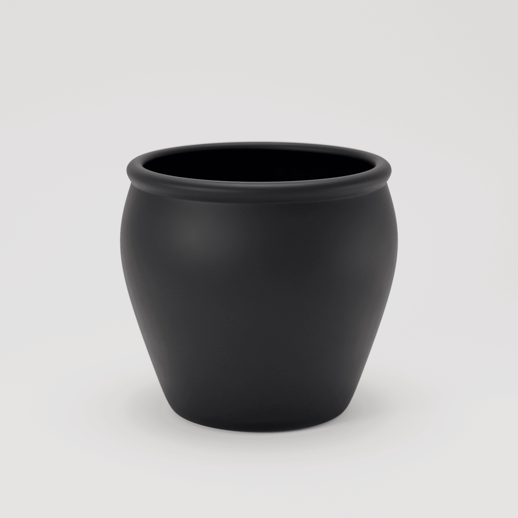 Classic Pottery Planter - basic 3d model